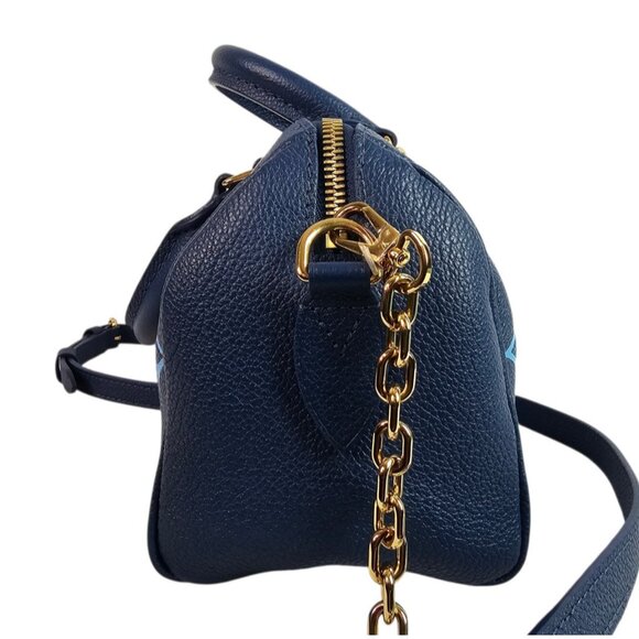 Louis Vuitton Empreinte Monogram Giant Speedy Bandouliere 20 Degrade Blue - Picture 6 of 14